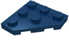 Набор LEGO Wedge Plate 3 x 3 Cut Corner, Темно-синий