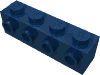 Набор LEGO Brick Special 1 x 4 with 4 Studs on One Side, Темно-синий