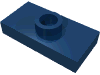 Набор LEGO Plate Special 1 x 2 with 1 Stud with Groove (Jumper), Темно-синий