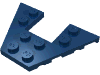 Набор LEGO Wedge Plate 4 x 6, Темно-синий