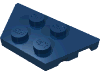 Набор LEGO Wedge Plate 2 x 4, Темно-синий