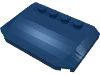 Набор LEGO Wedge 4 x 6 x 2/3 Triple Curved, Темно-синий