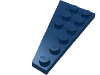 Набор LEGO Wedge Plate 6 x 3 Right, Темно-синий