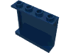 Набор LEGO Panel 1 x 4 x 3 [Side Supports / Hollow Studs], Темно-синий