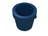 Набор LEGO Bucket 1 x 1 x 1, Темно-синий