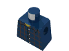 Набор LEGO Minifig Torso with Blue Plaid Shirt Print, Темно-синий