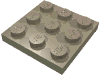 Набор LEGO Plate 3 x 3, Dark Tan