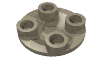 Набор LEGO Plate Round 2 x 2 with Rounded Bottom [Boat Stud], Dark Tan