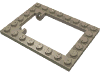 Набор LEGO Plate Special 6 x 8 Trap Door Frame Horizontal, Dark Tan