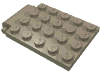 Набор LEGO Plate Special 4 x 5 with Trap Door Hinge, Dark Tan