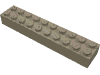 Набор LEGO Brick 2 x 10, Dark Tan