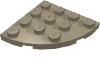 Набор LEGO Plate Round Corner 4 x 4, Dark Tan