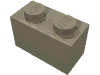 Набор LEGO Brick 1 x 2 without Bottom Tube, Dark Tan