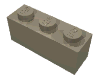 Набор LEGO Brick 1 x 3, Dark Tan