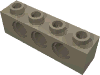 Набор LEGO Technic Brick 1 x 4 [3 Holes], Dark Tan