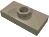 Набор LEGO Plate Special 1 x 2 with 1 Stud with Groove (Jumper), Dark Tan