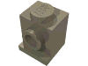 Набор LEGO Brick Special 1 x 1 with Headlight and No Slot, Dark Tan
