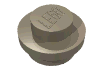 Набор LEGO Plate Round 1 x 1 with Solid Stud, Dark Tan
