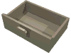 Набор LEGO Cupboard 2 x 3 x X Drawer, Dark Tan