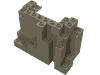 Набор LEGO Rock Panel Rectangular 4 x 10 x 6 (aka BURP), Dark Tan