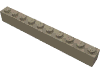 Набор LEGO Brick 1 x 10, Dark Tan