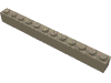 Набор LEGO Brick 1 x 12, Dark Tan