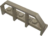 Набор LEGO Plate Special 1 x 6 with Train Wagon End Fence, Dark Tan