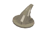 Набор LEGO Minifig Hat, Wizards New Version, Slightly Textured, Dark Tan
