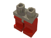 Набор LEGO Hips and Red Legs, Dark Tan