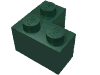 Набор LEGO Brick 2 x 2 Corner, Темно-зеленый
