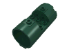 Набор LEGO Cylinder 3 x 6 x 2 2/3 Horizontal, Темно-зеленый
