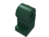 Набор LEGO Minifig Leg Right, Темно-зеленый