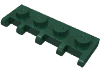 Набор LEGO Hinge Vehicle Roof Holder 1 x 4, Темно-зеленый