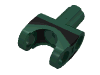 Набор LEGO Technic Axle Connector 2 x 3 with Ball Socket and Axle Socket with Black Rubber Insert, Темно-зеленый