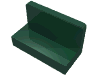 Набор LEGO Panel 1 x 2 x 1 [Rounded Corners], Темно-зеленый