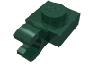 Набор LEGO Plate Special 1 x 1 with Clip Horizontal [Thick Open O Clip], Темно-зеленый