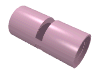 Набор LEGO Technic Pin Connector Round [Slotted], Ярко-розовый