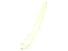 Набор LEGO Dinosaur Tail End Section, Glow In Dark Trans