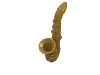 Minifig Saxophone