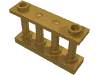 Набор LEGO Fence Spindled 1 x 4 x 2 [2 Top Studs], Pearl Gold