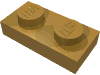 Набор LEGO Plate 1 x 2, Pearl Gold