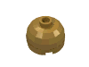 Набор LEGO Brick Round 2 x 2 Dome Top - Blocked Open Stud with Bottom Axle Holder x Shape + Orientation, Pearl Gold
