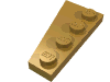 Набор LEGO Wedge Plate 4 x 2 Right, Pearl Gold