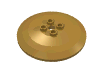 Набор LEGO Dish 6 x 6 Inverted (Radar) [Hollow Studs], Pearl Gold