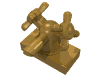 Набор LEGO Tap 1 x 2 with Dual Handles, Pearl Gold
