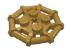 Набор LEGO Plate Special 2 x 2 with Bar Frame Octagonal, Reinforced, Completely Round Studs, Pearl Gold