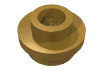 Набор LEGO Plate Round 1 x 1 with Open Stud, Pearl Gold