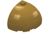Набор LEGO Brick Round Corner 3 x 3 x 2 Dome Top, Pearl Gold
