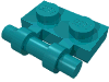 Набор LEGO Plate Special 1 x 2 Side Handle [Free Ends], Темно-бирюзовый