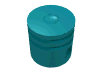Набор LEGO Technic Engine Piston Round, Темно-бирюзовый